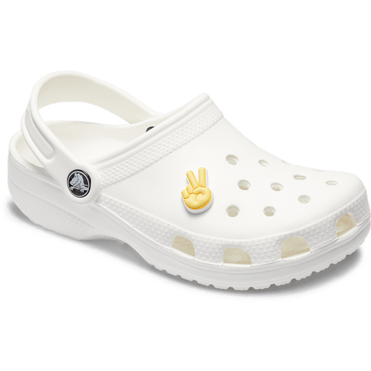 Peace Hand Sign Jibbitz Shoe Charm - Crocs US