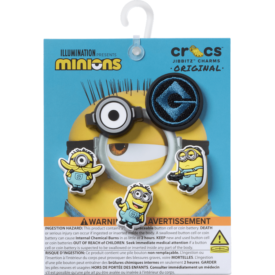 Minions 5 Pack Jibbitz™ charms - Crocs sale