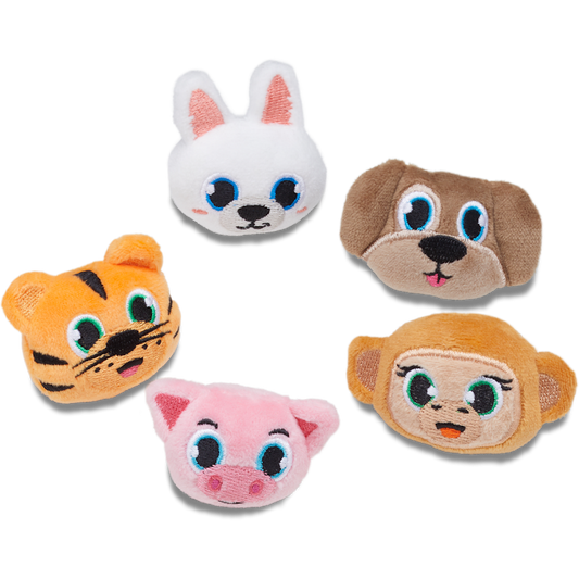 Fuzzy Animal 5 Pack Jibbitz™ charms - Crocs sale