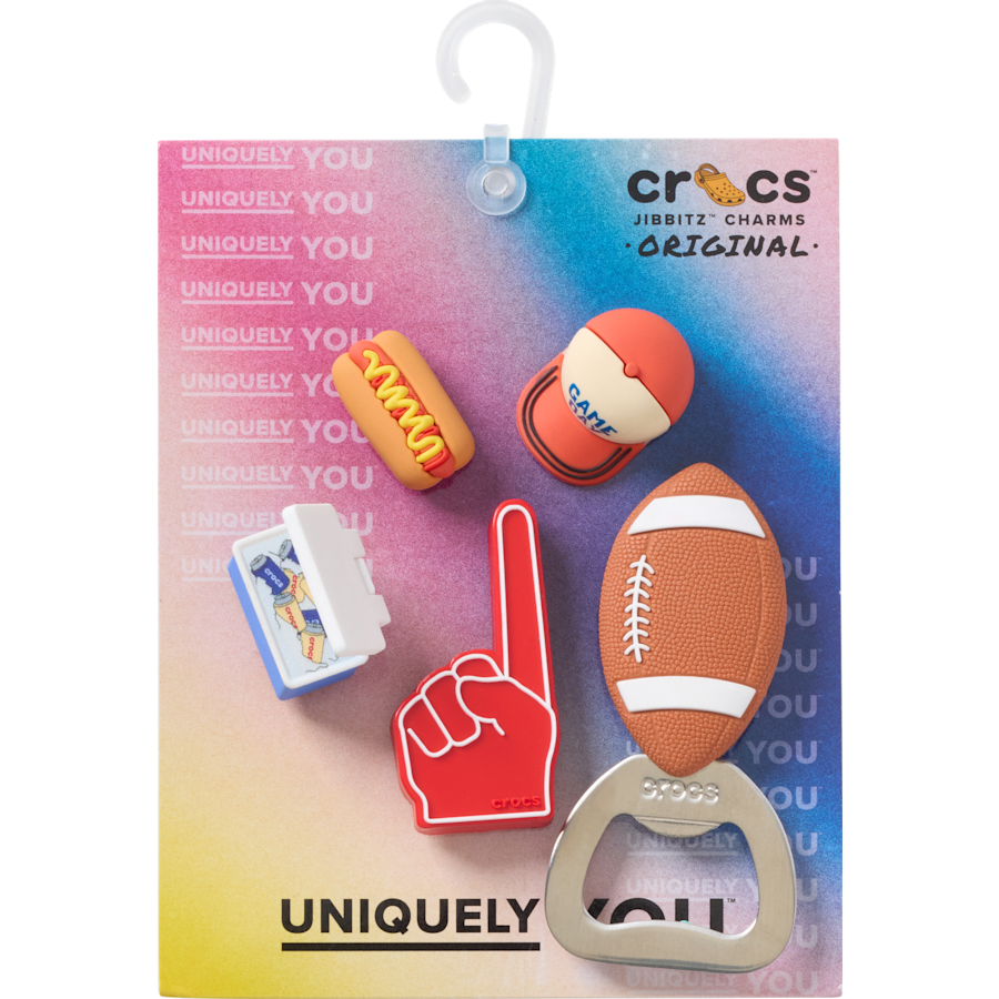 Tailgate 5 Pack Jibbitz™ charms - Crocs on sale