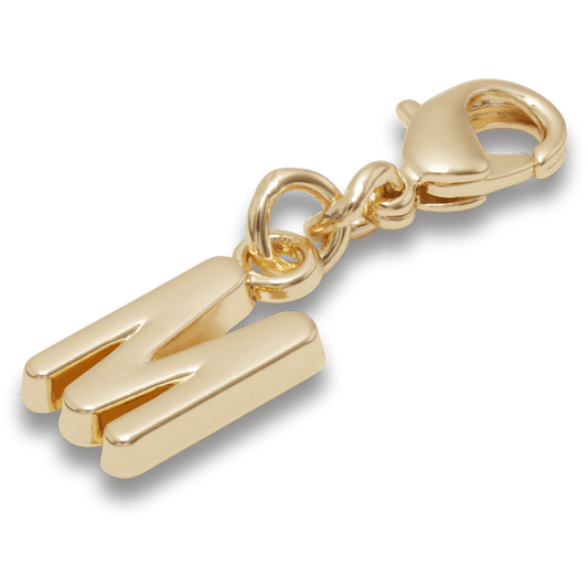 Gold Letter M Charm Jibbitz™ charms - Crocs US
