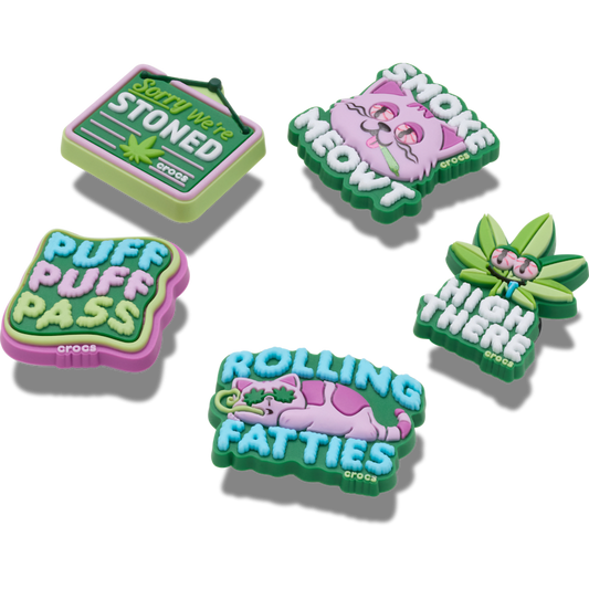 420 Hemp Cuties 5 Pack Jibbitz™ charms - Crocs on sale