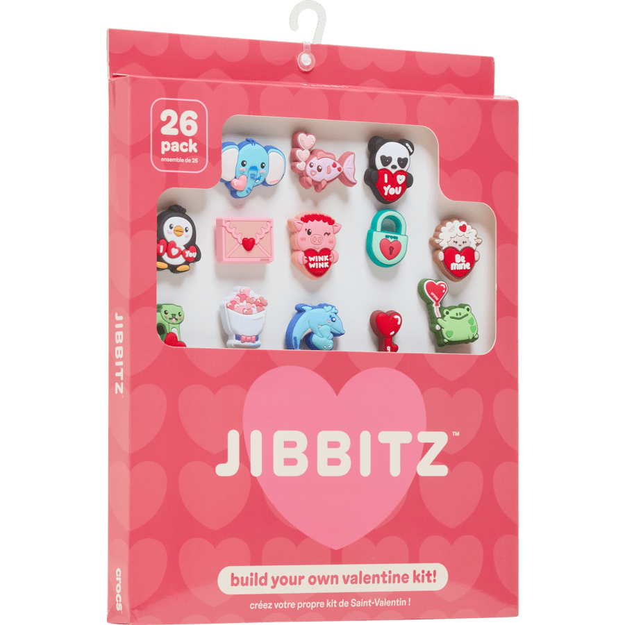 Valentines Day Card 26 Pack Jibbitz™ charms - Crocs for sale