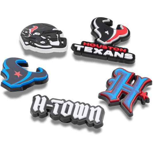 NFL Houston Texans 5 Pack Jibbitz Shoe Charm - Crocs US