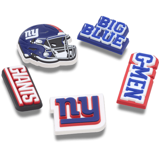 NFL New York Giants 5 Pack Jibbitz Shoe Charm - Crocs outlet