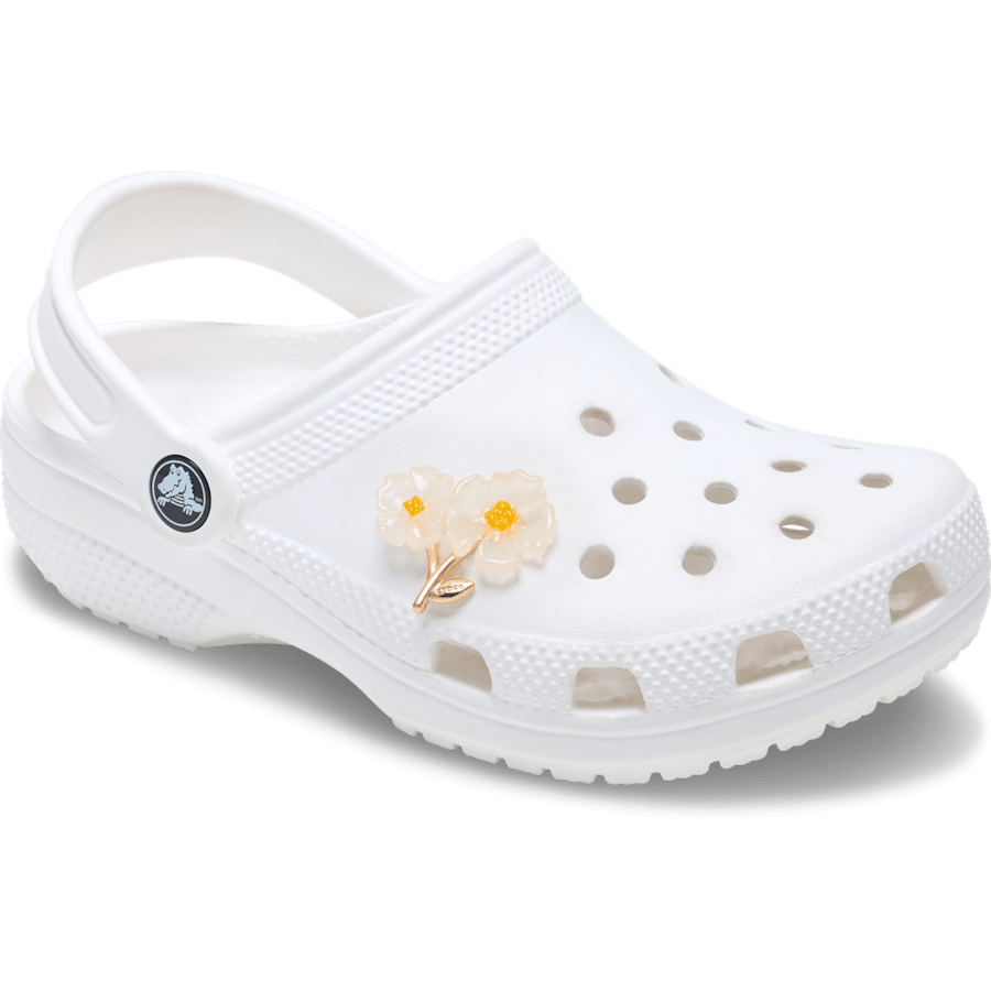 White Floral Blossom Jibbitz™ charms - Crocs sale