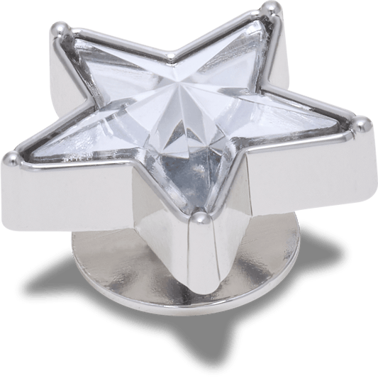 Silver Gem Sparkle Star Jibbitz™ charms - Crocs outlet