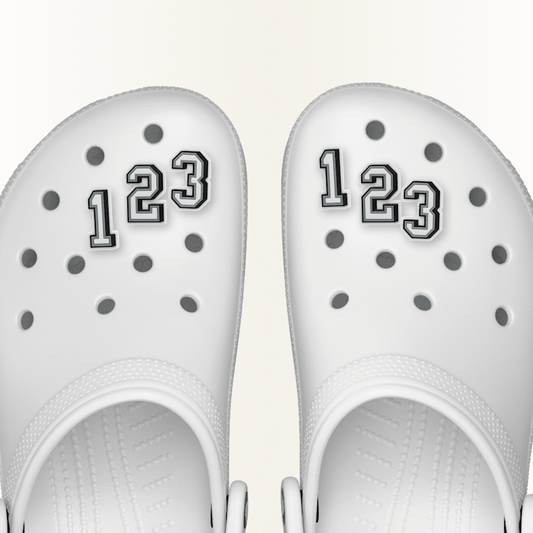 Number 0-9 Jibbitz Shoe Charm - Crocs for sale
