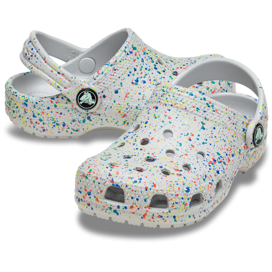 Kids' Classic Glow Paint Splatter Clog - Crocs discount