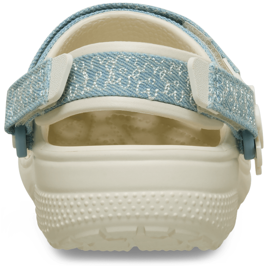 Kids’ Classic Denim Flower Adjustable Backstrap Clog - Crocs discount