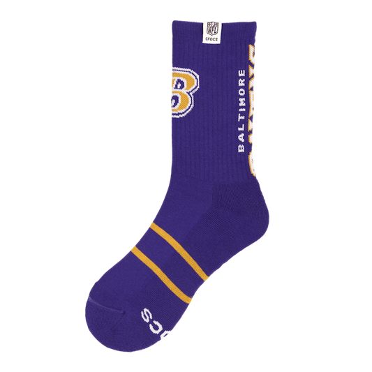 NFL Baltimore Ravens Crocs Socks - Crocs on sale
