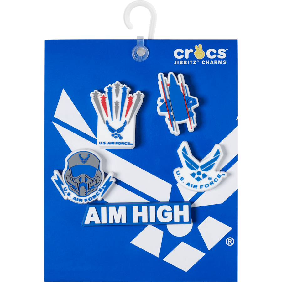Armed Forces US Air Force 5Pck Jibbitz Shoe Charm - Crocs near me