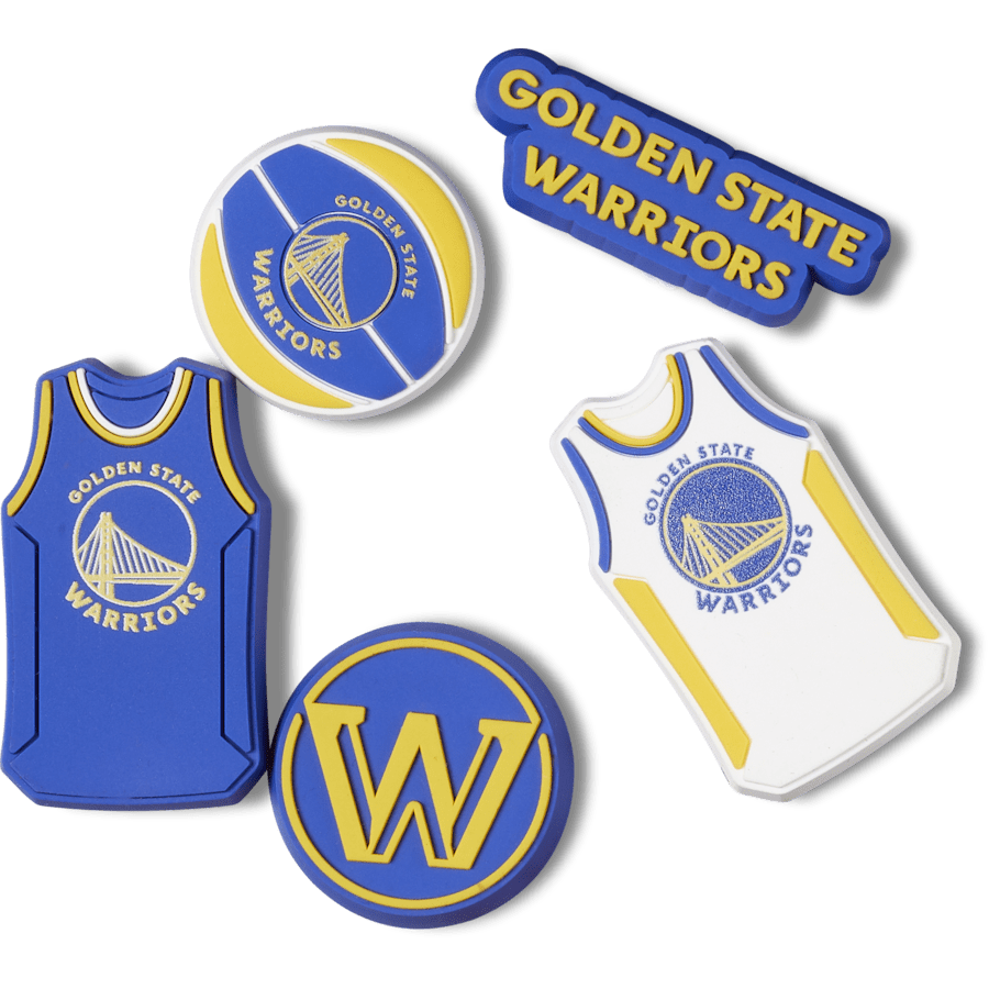 NBA Golden State Warriors 5 Pack Jibbitz™ charms - Crocs outlet