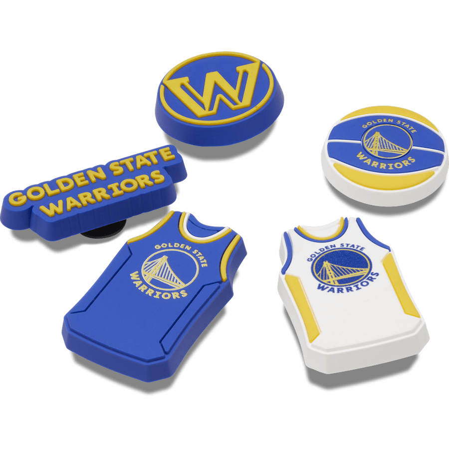 NBA Golden State Warriors 5 Pack Jibbitz™ charms - Crocs outlet