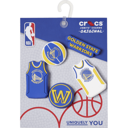 NBA Golden State Warriors 5 Pack Jibbitz™ charms - Crocs outlet