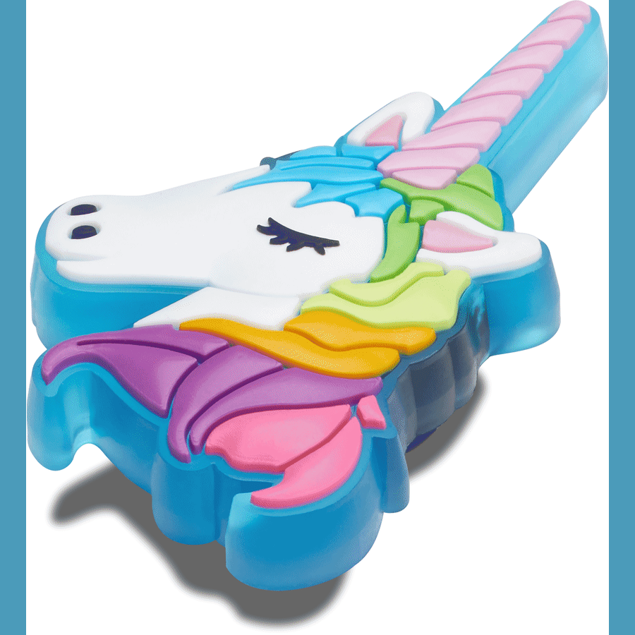 Lights Up Unicorn Jibbitz Shoe Charm - Crocs on sale