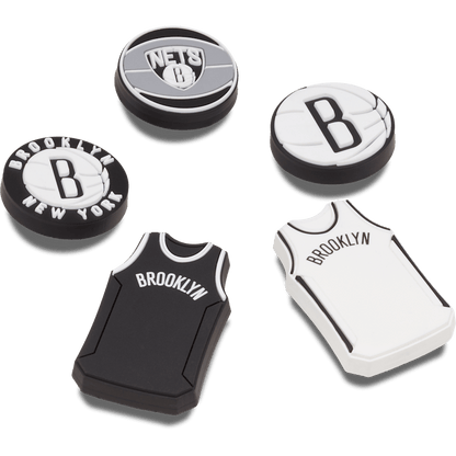 NBA Brooklyn Nets 5 Pack Jibbitz™ charms - Crocs for sale