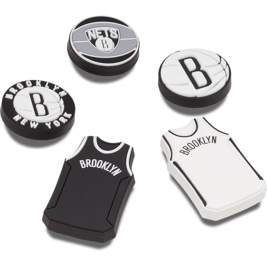 NBA Brooklyn Nets 5 Pack Jibbitz™ charms - Crocs for sale