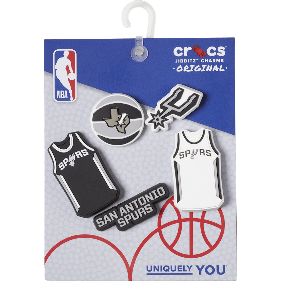 NBA San Antonio Spurs 5 Pack Jibbitz™ charms - Crocs outlet