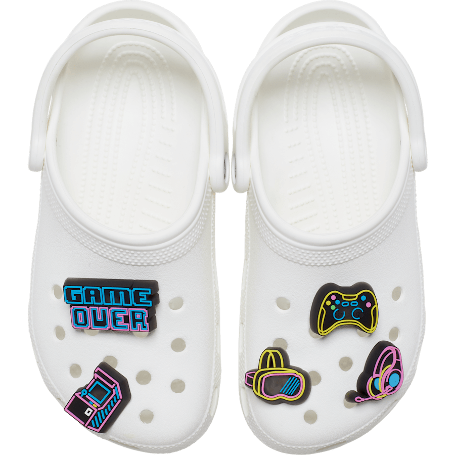 Lights Up Neon Gamer 5 Pack Jibbitz™ charms - Crocs online
