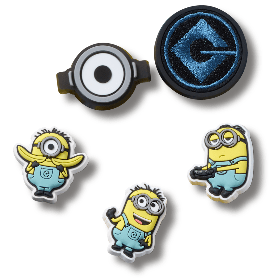 Minions 5 Pack Jibbitz™ charms - Crocs sale