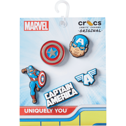 Captain America 5 Pack Jibbitz™ charms - Crocs discount
