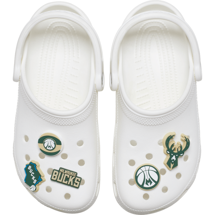 NBA Milwaukee Bucks 5 Pack Jibbitz™ charms - Crocs online