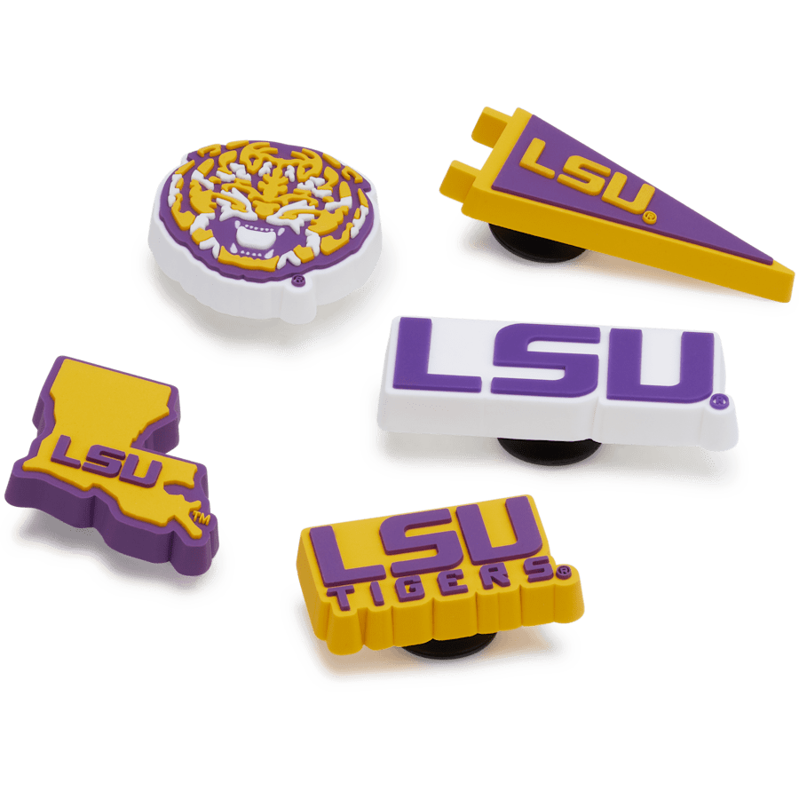 LSU 5 Pack Jibbitz™ charms - Crocs on sale