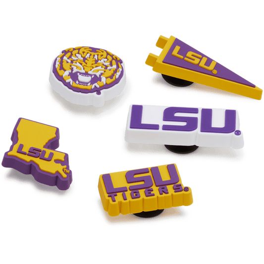 LSU 5 Pack Jibbitz™ charms - Crocs on sale