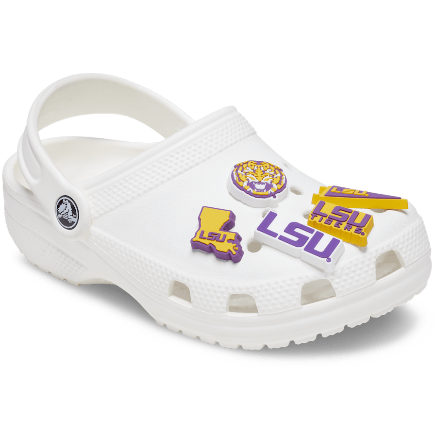 LSU 5 Pack Jibbitz™ charms - Crocs on sale