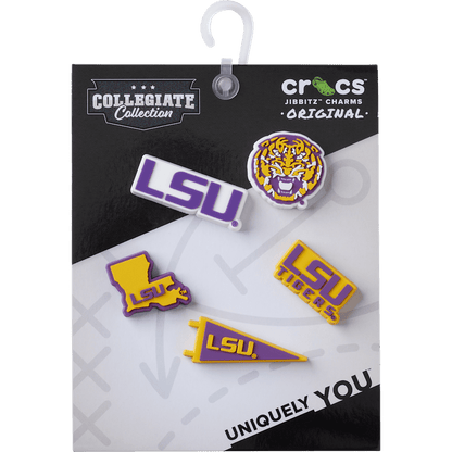LSU 5 Pack Jibbitz™ charms - Crocs on sale