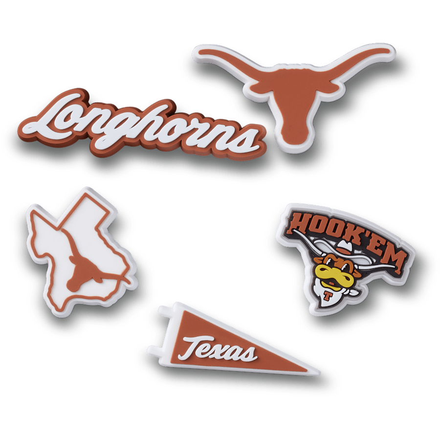 University of Texas 5 Pack Jibbitz™ charms - Crocs discount