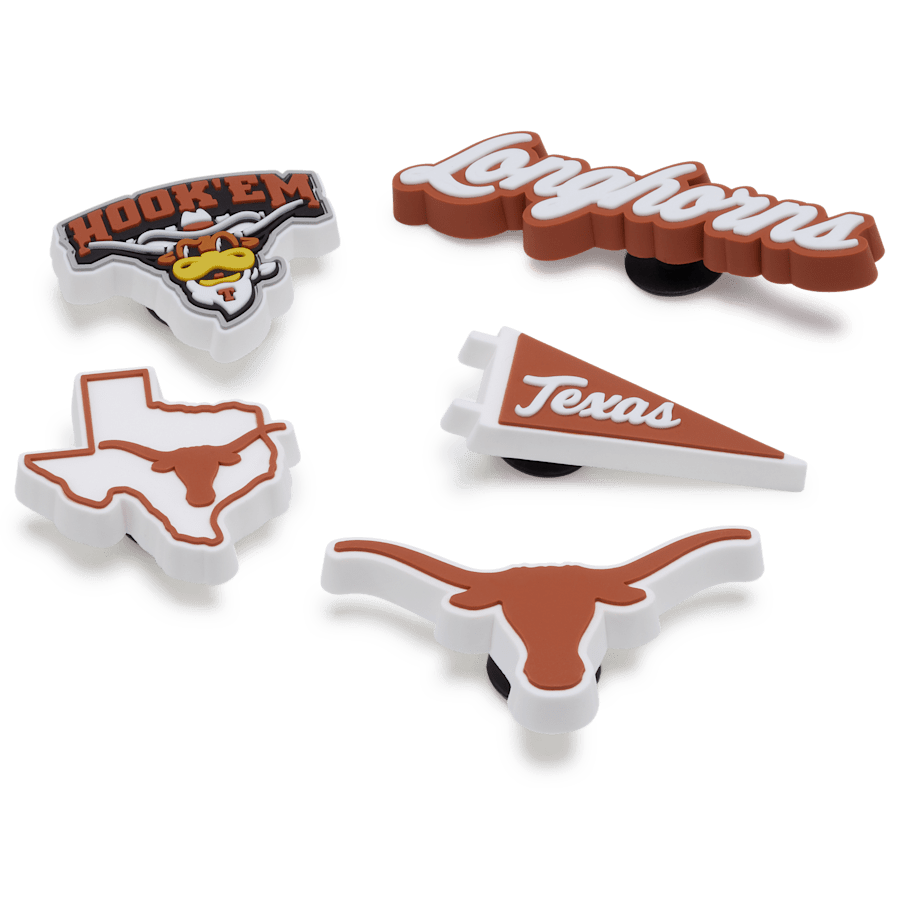 University of Texas 5 Pack Jibbitz™ charms - Crocs discount
