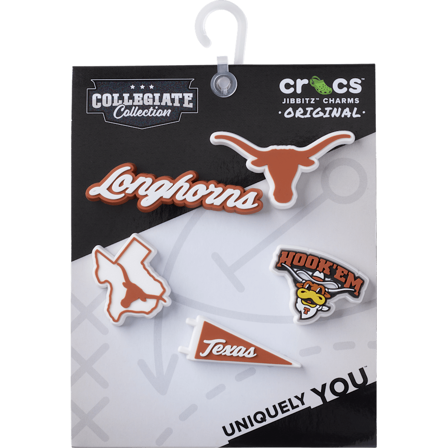 University of Texas 5 Pack Jibbitz™ charms - Crocs discount