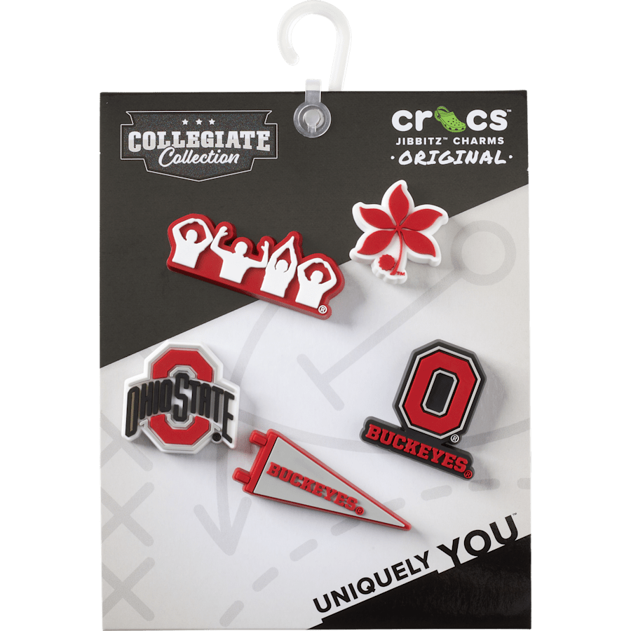 Ohio State University 5 Pack Jibbitz™ charms - Crocs near me