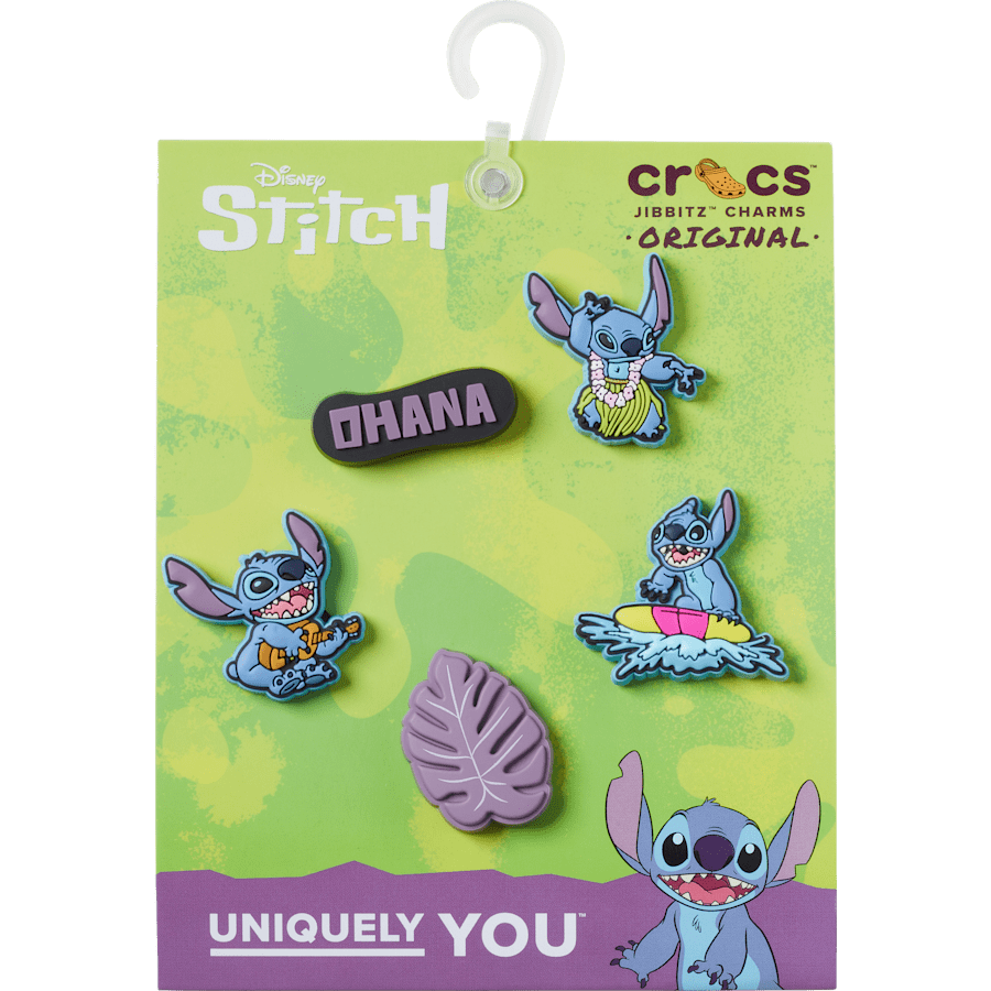 Stitch Tropical 5 Pack Jibbitz™ charms - Crocs on sale