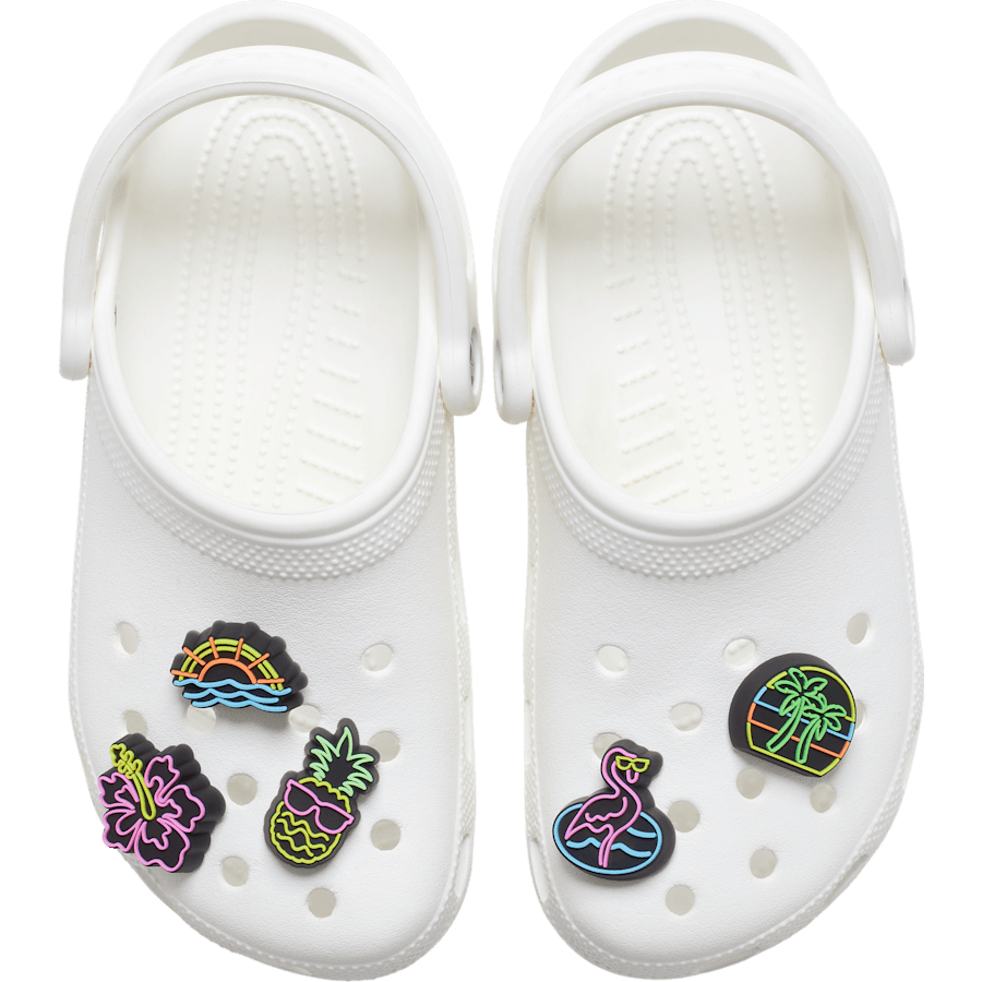 Lights Up Neon 5 Pack Jibbitz™ charms - Crocs US