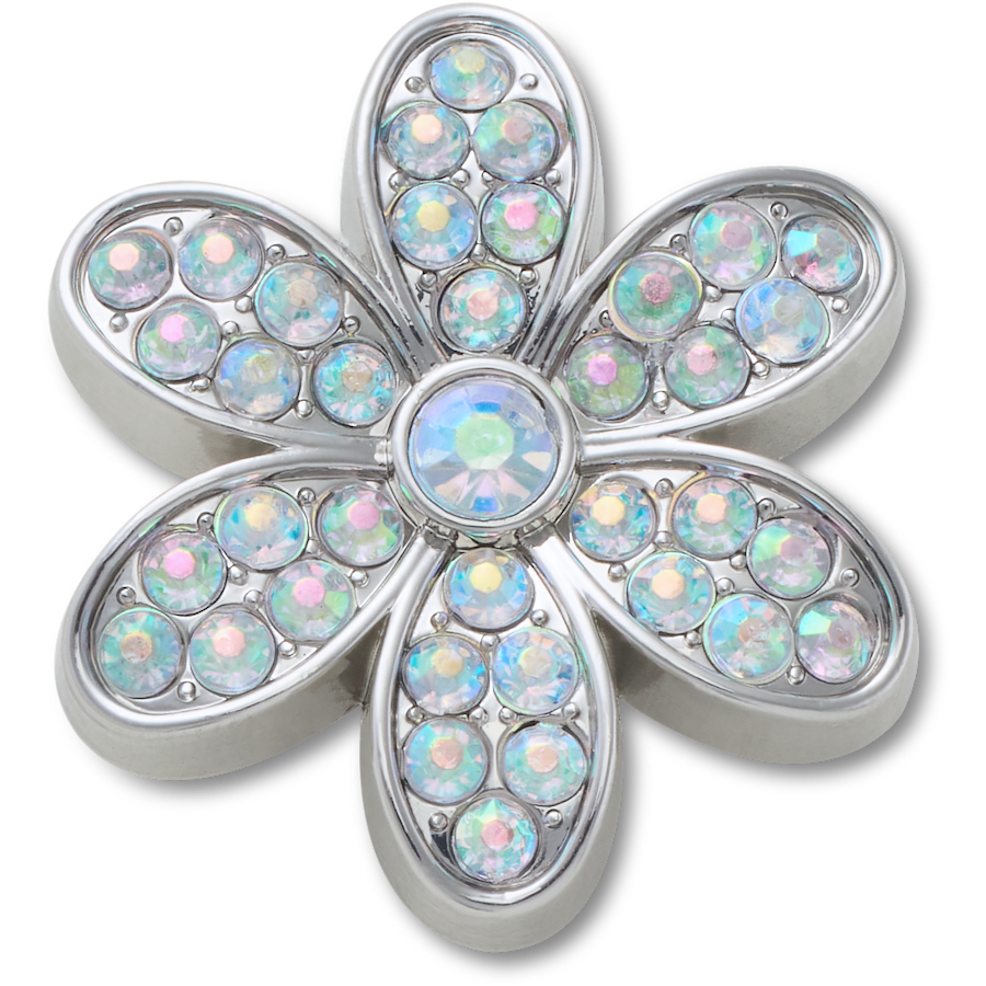 Silver Mnchrm Daisy 1 Jibbitz™ charms - Crocs online
