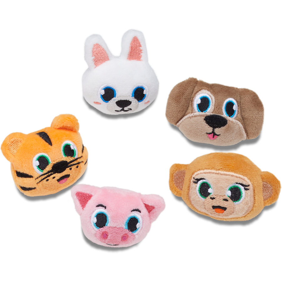 Fuzzy Animal 5 Pack Jibbitz™ charms - Crocs sale