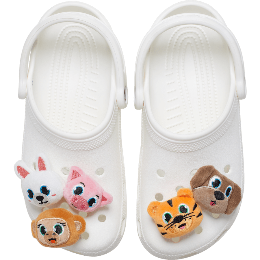 Fuzzy Animal 5 Pack Jibbitz™ charms - Crocs sale