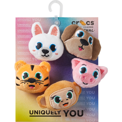 Fuzzy Animal 5 Pack Jibbitz™ charms - Crocs sale