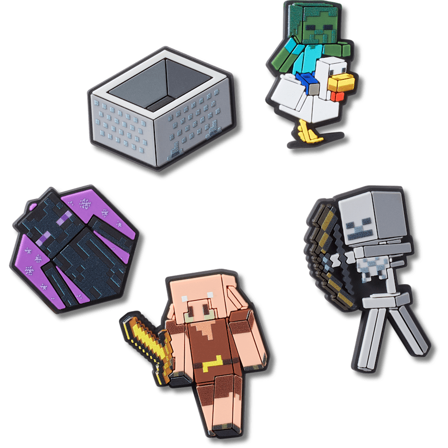 Minecraft 5 Pack Jibbitz™ charms - Crocs online