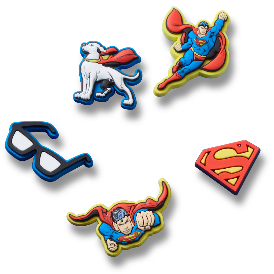 Superman 5 Pck Jibbitz™ charms - Crocs US