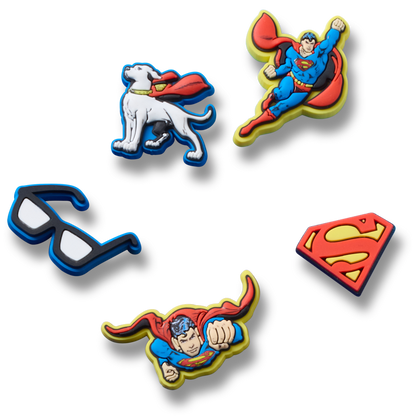 Superman 5 Pck Jibbitz™ charms - Crocs US