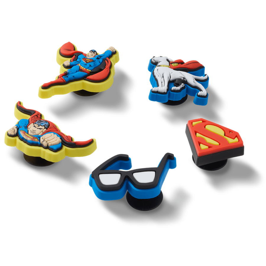 Superman 5 Pck Jibbitz™ charms - Crocs US
