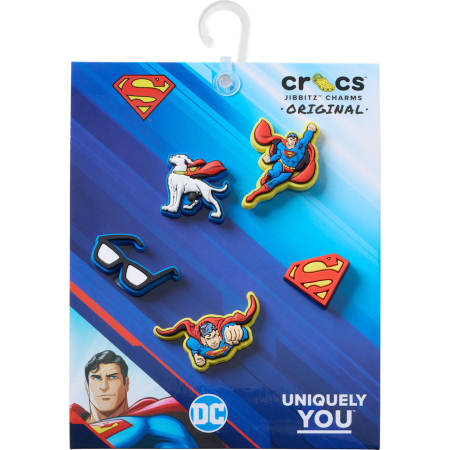 Superman 5 Pck Jibbitz™ charms - Crocs US