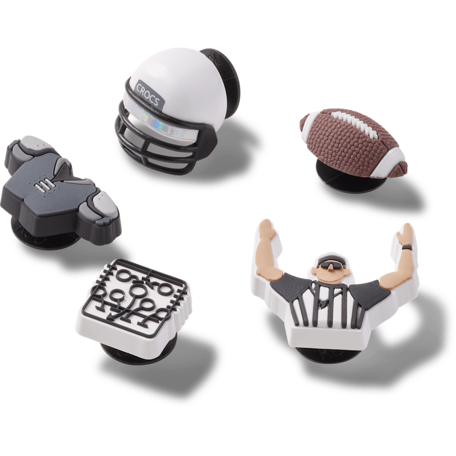 Football Team 5 Pack Jibbitz™ charms - Crocs discount
