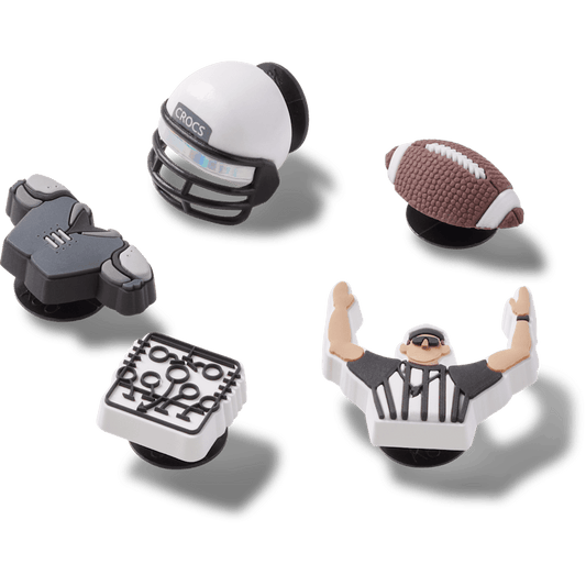 Football Team 5 Pack Jibbitz™ charms - Crocs discount