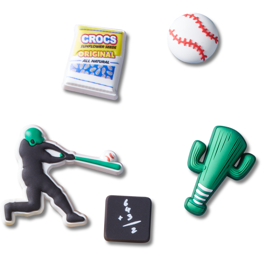 Baseball Team 5 Pack Jibbitz™ charms - Crocs on sale
