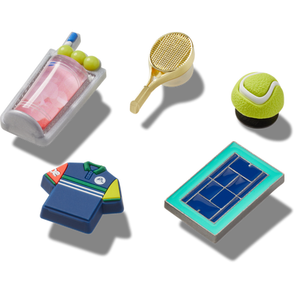 Day at The Tennis Court 5 Pack Jibbitz™ charms - Crocs for sale
